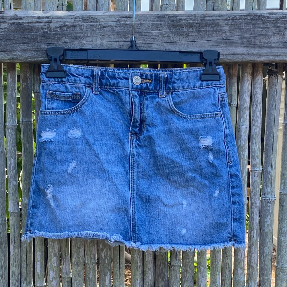 Denim Mini Skirt